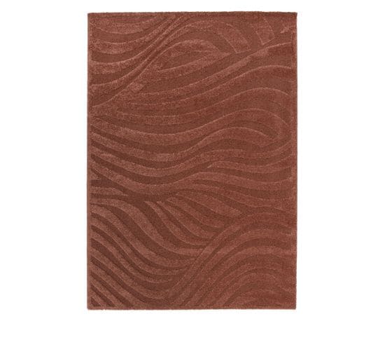 Falun - Tapis Scandinave Terracotta - Couleur - Terracotta, Dimensions - 160x230 Cm