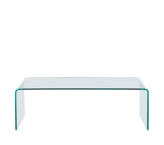 Table Basse En Verre L110cm