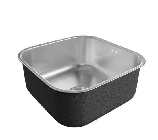 Evier En Inox 1 Bac Sans Égouttoir Evinox 44 X 44 Cm