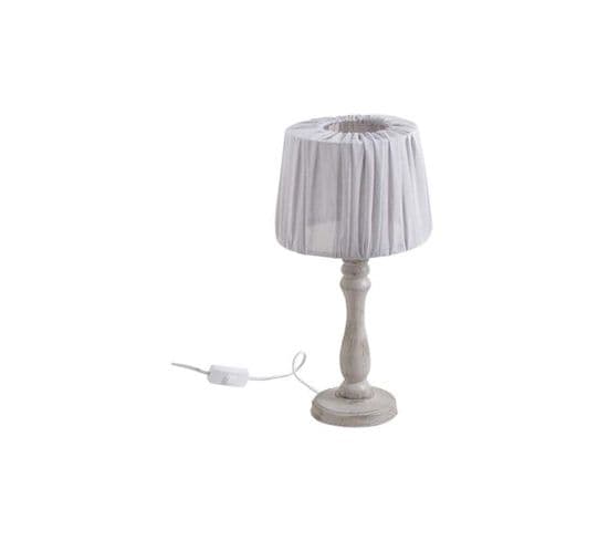 Lampe De Chevet En Bois Gris Clair