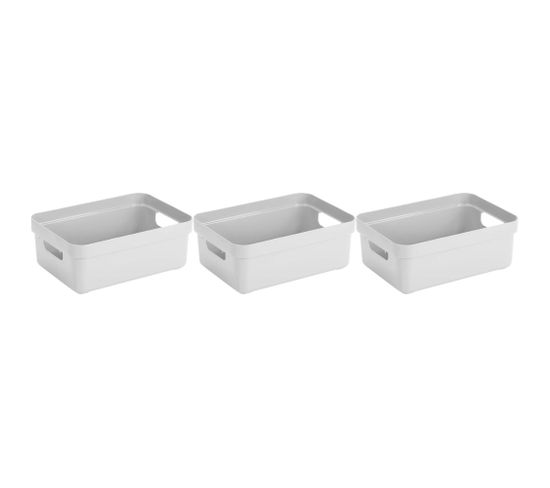 Boîte De Rangement Sigma Home Box 9l (lot De 3)