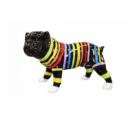 Sculpture Chien - Stripe Dog