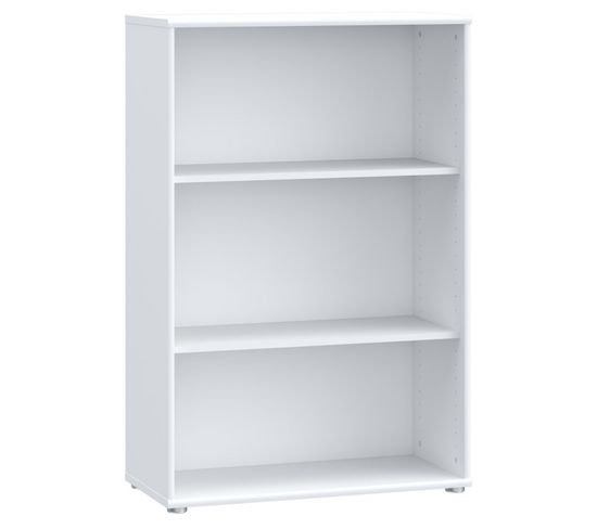 Bibliothèque / Étagère H. 111 X L. 74 Cm Décor Blanc - Maria