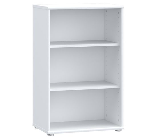 Bibliothèque / Étagère H. 86 X L. 54 Cm Décor Blanc - Maria