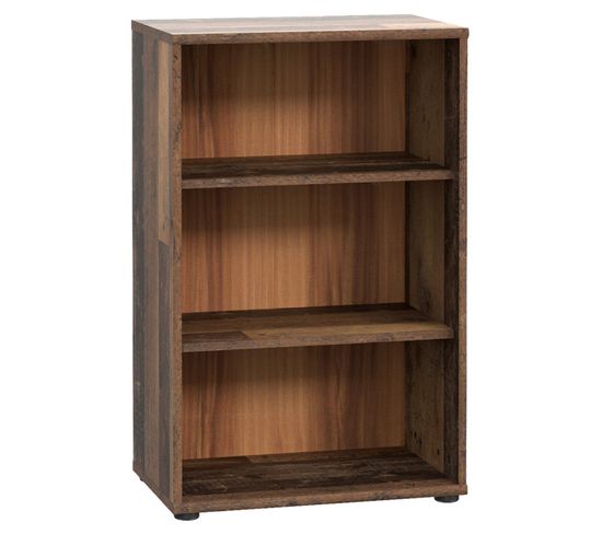 Bibliothèque / Étagère H. 86 X L. 54 Cm Décor Bois Vintage - Maria