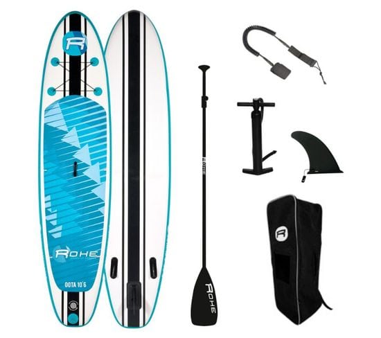 Stand Up Paddle Gonflable Oota 10'6'' Bleu 320 X 76 X 15 Cm