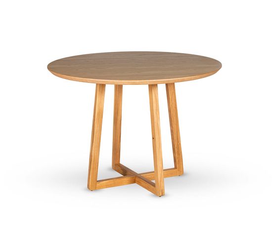 Estrella - Table à Manger Ronde - Bois - 110 Cm