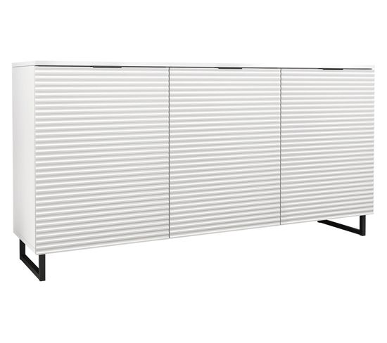 Barbara - Buffet Bas - Blanc - 150 Cm