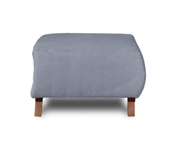 Cristal - Pouf Modulable - 65 Cm - En Velours Texturé