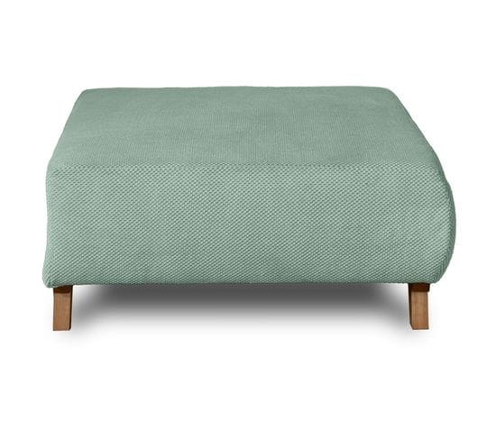 Cristal - Pouf Modulable - 95 Cm - En Velours Texturé