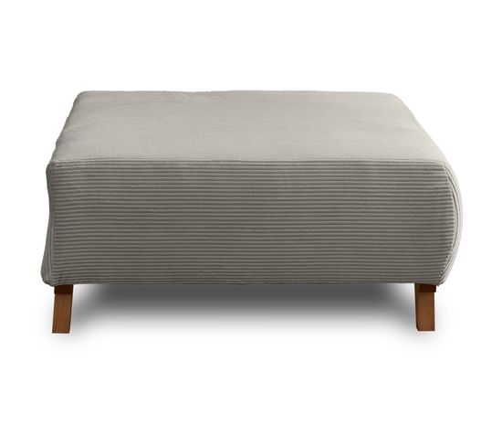 Cristal - Pouf Modulable - 95 Cm - En Velours Côtelé