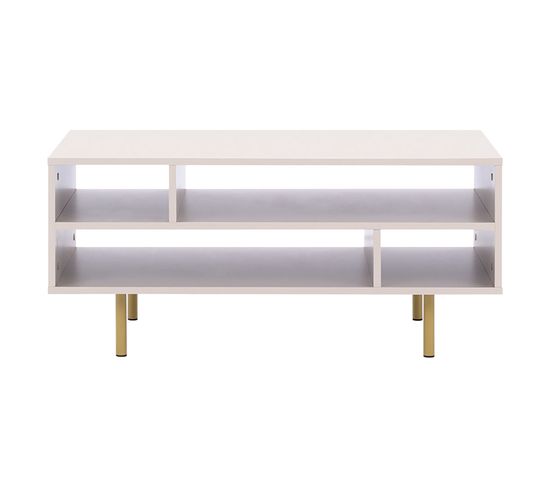 Monica - Table Basse - Beige - 100 Cm