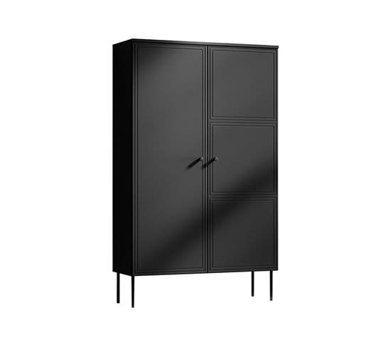 Lavaggi - Buffet Haut - Noir - 166 Cm