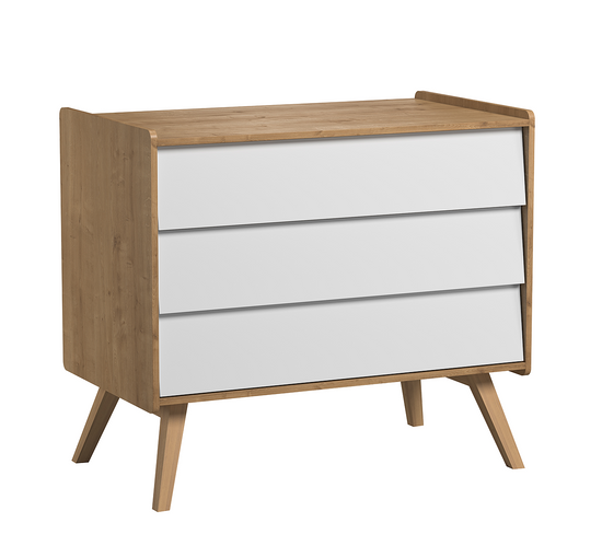 Commode à Langer Vintage - Bois Blanc