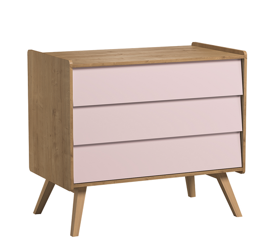 Commode à Langer Vintage - Bois Rose