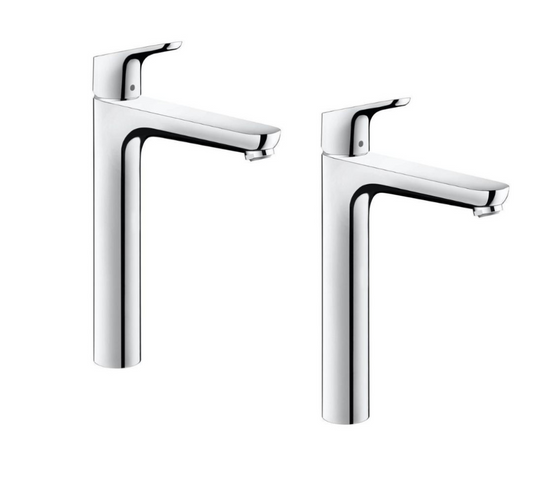 Lot De 2 Mitigeur De Lavabo Hansgrohe Focus H230 Avec Tirette Chromé