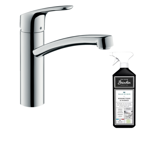 Robinet De Cuisine Hansgrohe Focus M41 160 Coolstart Chromé + Nettoyant Briochin