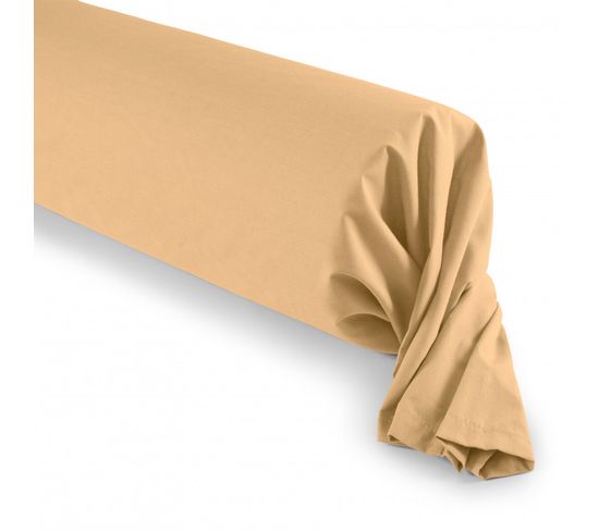 Taie De Traversin / 100% Coton 57 Fils/cm² - Taupe - 45 X 185 Cm