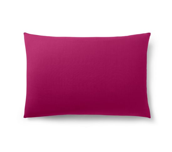 Taie D'oreiller Fushia 50 X 70 Cm/ 100% Coton / 57 Fils/cm²