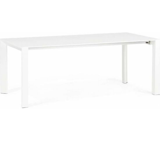Table à Manger Bois Blanc 270x95x54cm