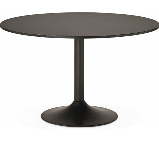 Table Bois Noir 120x120x54cm