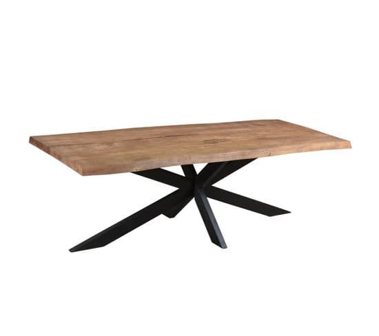 Manaus-table Repas 6/8 Personnes L180, Manguier "tree Top",spider Noir