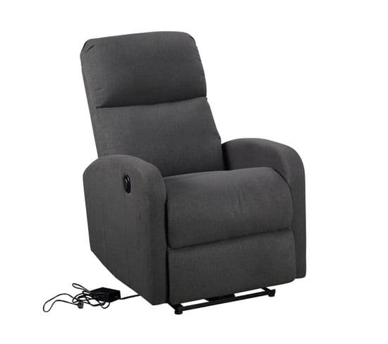 Fauteuil Électrique Inclinable Relax Gris Anthracite