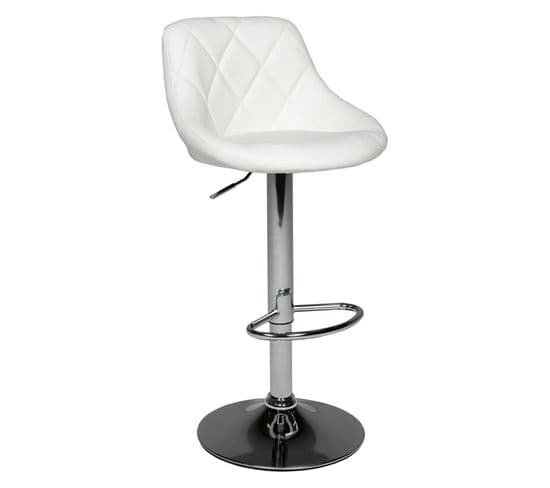 Tabouret De Bar Blanc Jasper