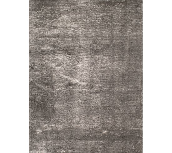 Tapis de salon uni taupe 67x90