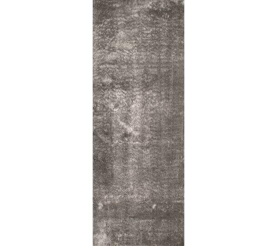 Tapis De Salon Doux Taupe Cosy 67x180cm