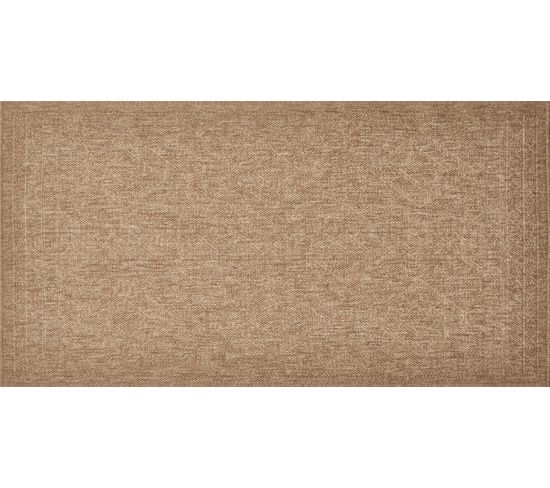 Tapis De Salon Intérieur Extérieur Rectangle Nature  Aspect Jute Beige 80x150cm