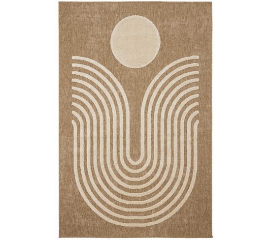 Tapis De Salon Palma Bohème Blanc 160x230