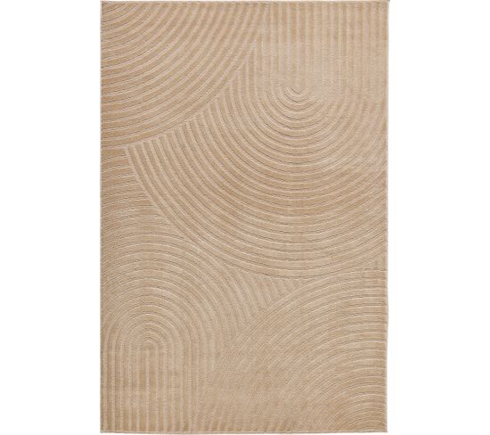 Tapis De Salon Arc En Ciel Beige Bloom 160x230