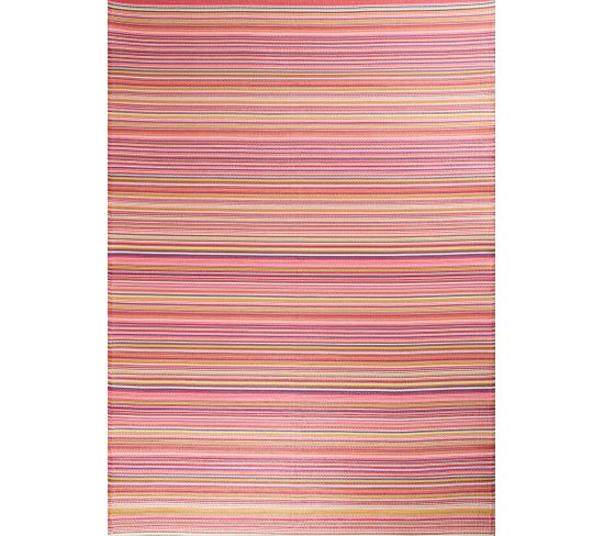 Tapis Multocolore Rose Extérieur Capri 120x160