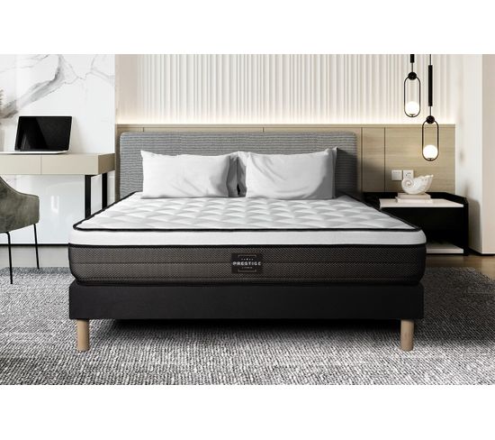 Matelas Ressorts Ensaches Et Memoire De Forme 180x200 Suite - Ep: 26cm - Confort Equilibre