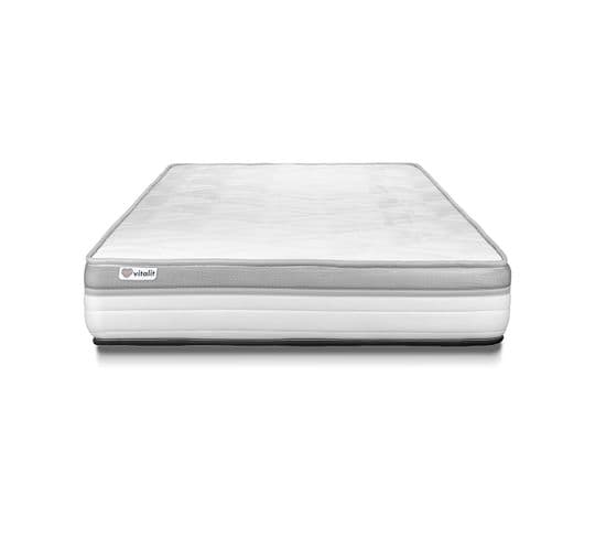 Matelas Mousse 90x200 Vital Relax - Ep: 18cm - Confort Ferme