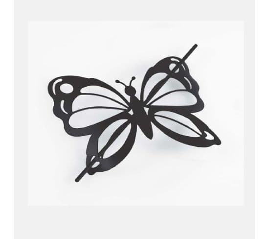 1 Embrasse Broche Farfalina Noir