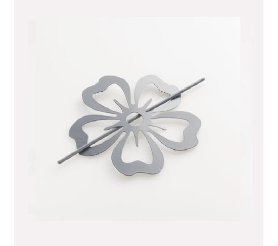 1 Embrasse Broche Petaly Gris