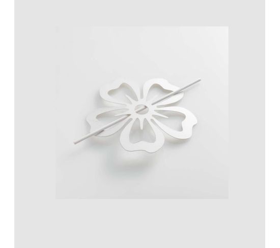 1 Embrasse Broche Petaly Blanc