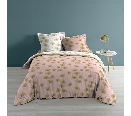 Parure Housse De Couette 260x240cm Blomy Rose