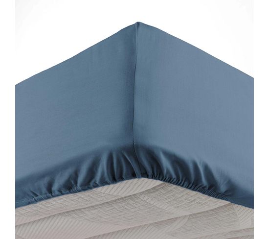 Drap Housse 90x190cm Oscard Bleu