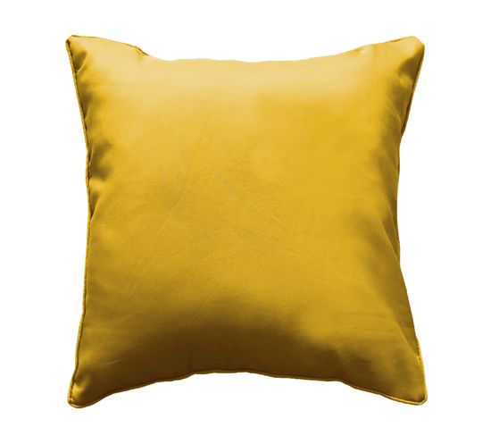 Coussin Passepoil 40 X 40 Cm Miel