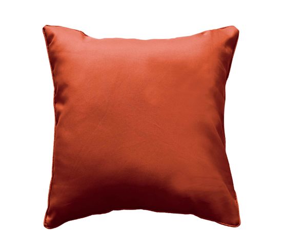 Coussin Passepoil 40 X 40 Cm Terracotta