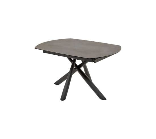 Table De Repas à Allonge Céramique Anthracite - Pierreloup N°3