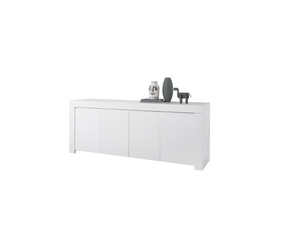 Buffet 4 Portes Blanc Mat - Pise