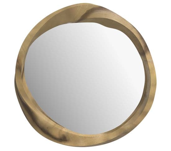 Miroir Yong En Bois Clair De Suar D53 Cm