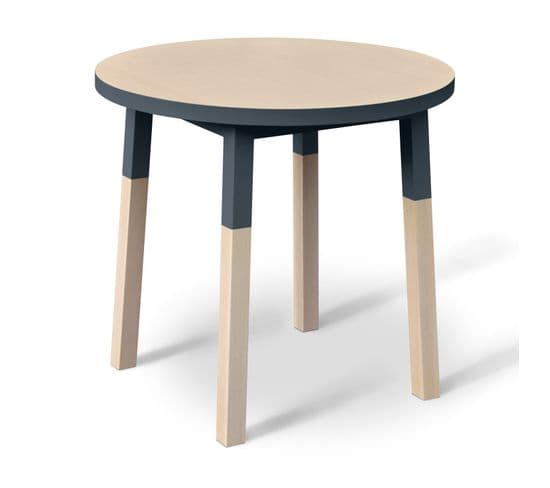 Table Ronde Diamètre 100 Cm, 100% Frêne Massif