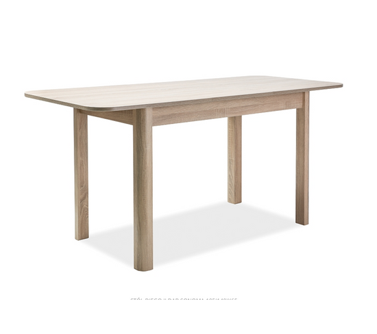 Table à Manger Extensible Chêne Sonoma 105-140cm Pamar