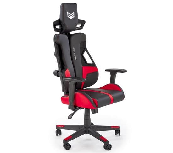 Fauteuil De Gaming Rouge Et Noir En Tissu Viper 2