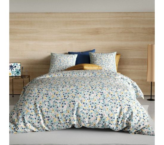 Housse De Couette 220x240 Cm + 2 Taies D'oreiller 63x63 Cm Coton Mani